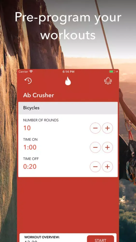 Capturas de tela do BURN - HIIT Workout Timer