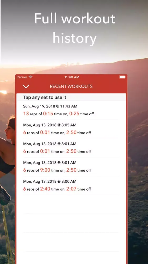 Capturas de tela do BURN - HIIT Workout Timer