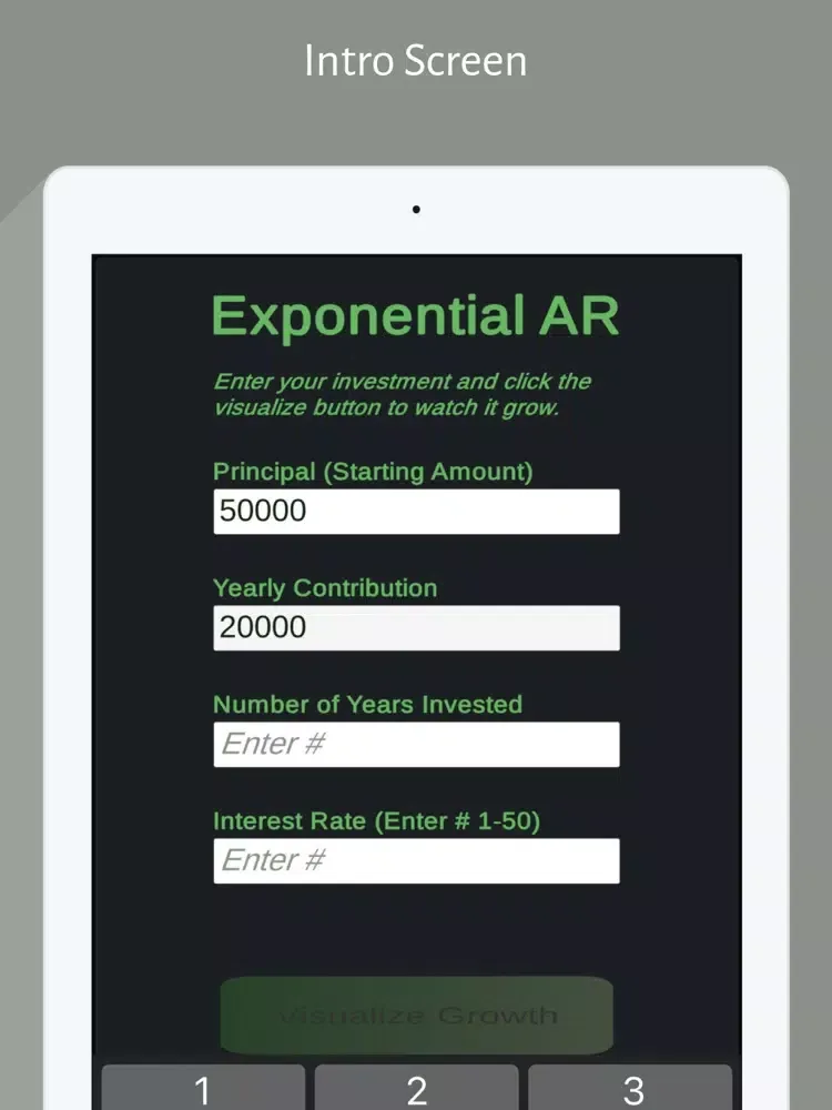 Exponential AR iPad  Screenshots