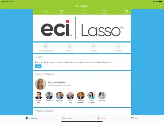Capturas de pantalla de Shore Consulting Events iPad 