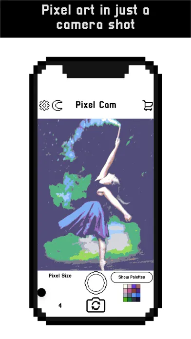 Screenshot di Pixel cam - Make pixel art