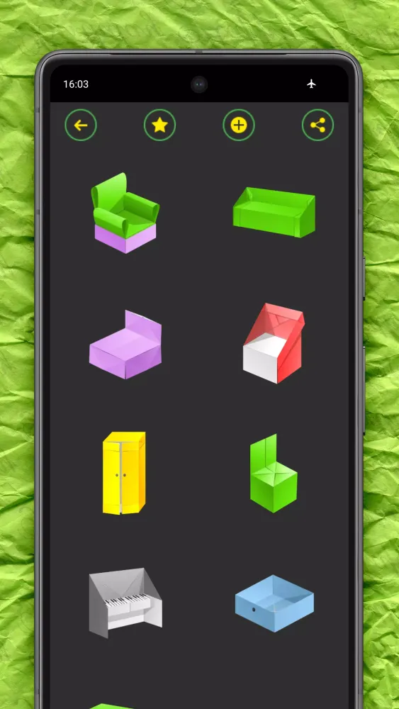 Origami Furniture Screenshots