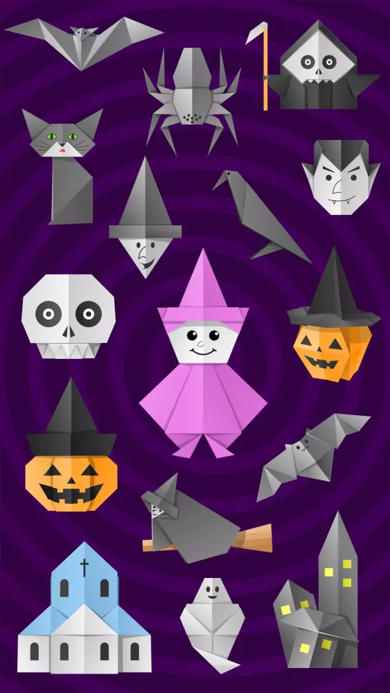 Скриншоты Origami Halloween