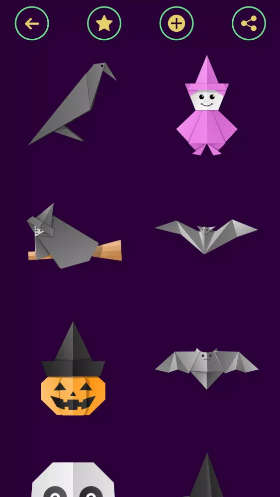 Скриншоты Origami Halloween