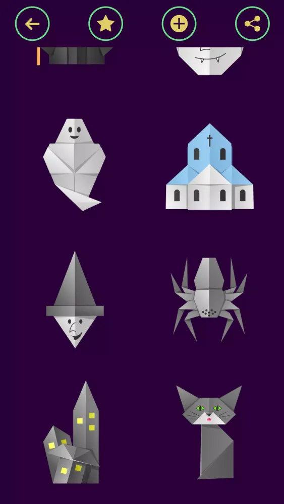 Скриншоты Origami Halloween