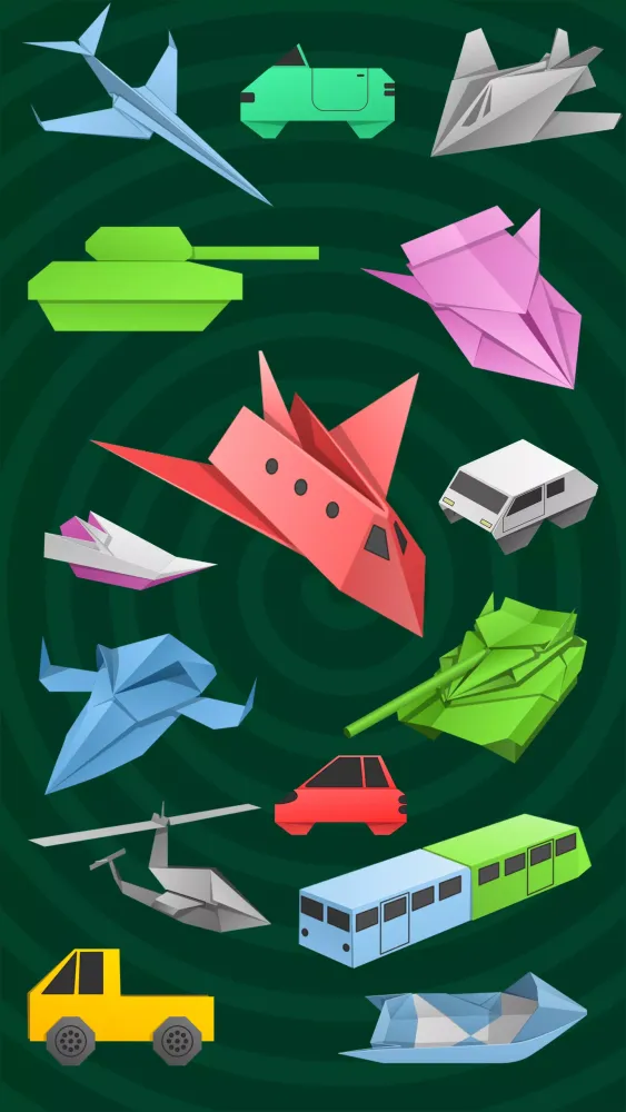 Origami Vehicles Screenshots
