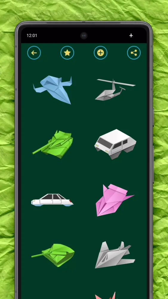 Origami Vehicles Screenshots