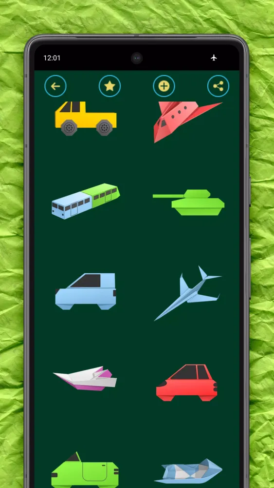 Origami Vehicles Screenshots