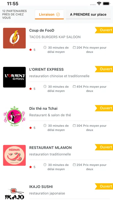 Jéjé Livraison سکرین شاٹس