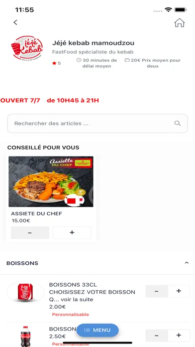 Jéjé Livraison سکرین شاٹس