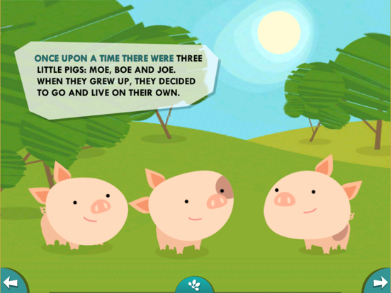 Ảnh chụp màn hình của The three_little_pigs iPad 