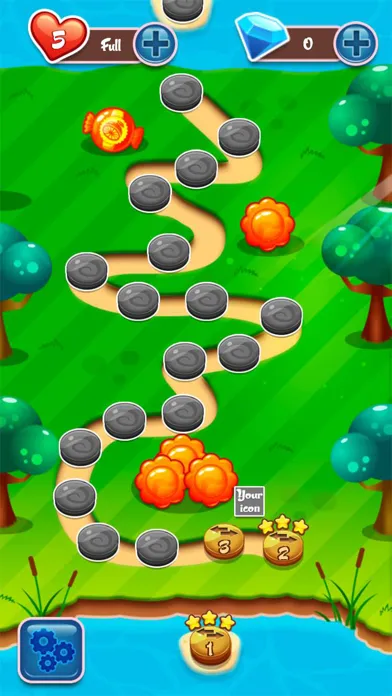 Candy Jelibon Şeker Bahçesi স্ক্রিনশট