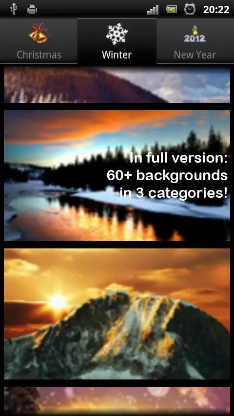 Winter Live Wallpaper HD FREE Screenshots