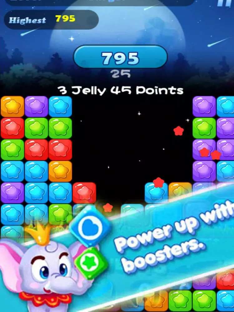 Jelly Legend Blast Pop iPad  स्क्रीनशॉट
