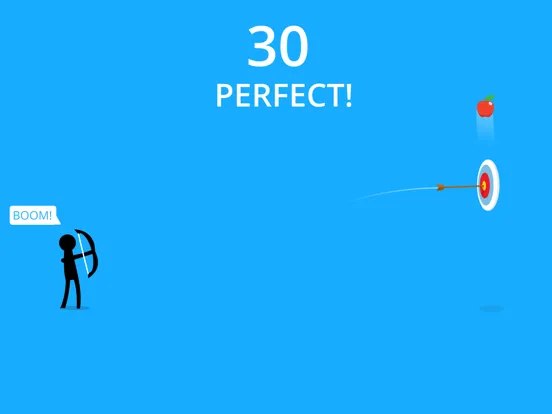 Ảnh chụp màn hình của Don't Miss (Stickman Archery) iPad 