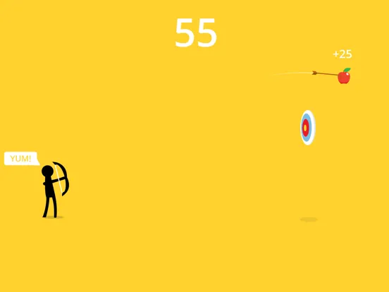Ảnh chụp màn hình của Don't Miss (Stickman Archery) iPad 