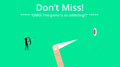 Ảnh chụp màn hình của Don't Miss (Stickman Archery)