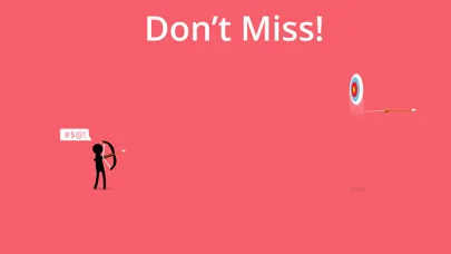 Ảnh chụp màn hình của Don't Miss (Stickman Archery)