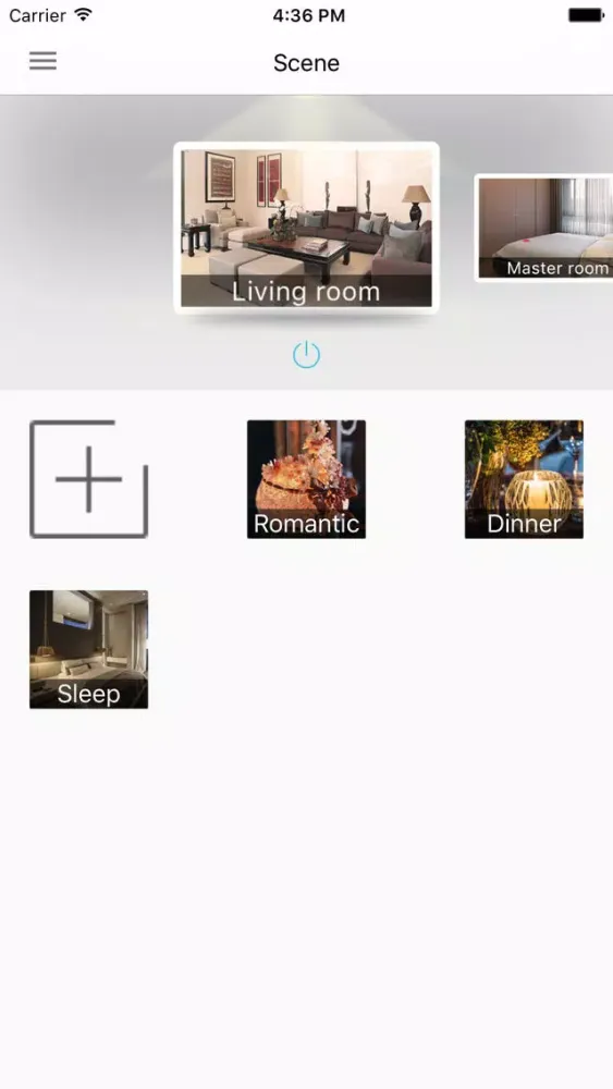 ภาพหน้าจอของ iGlo Smart Lighting