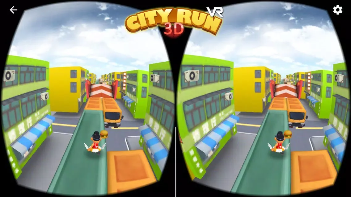 3D City Run VR for Google Cardboard-Parkour game! Ekran Görüntüleri
