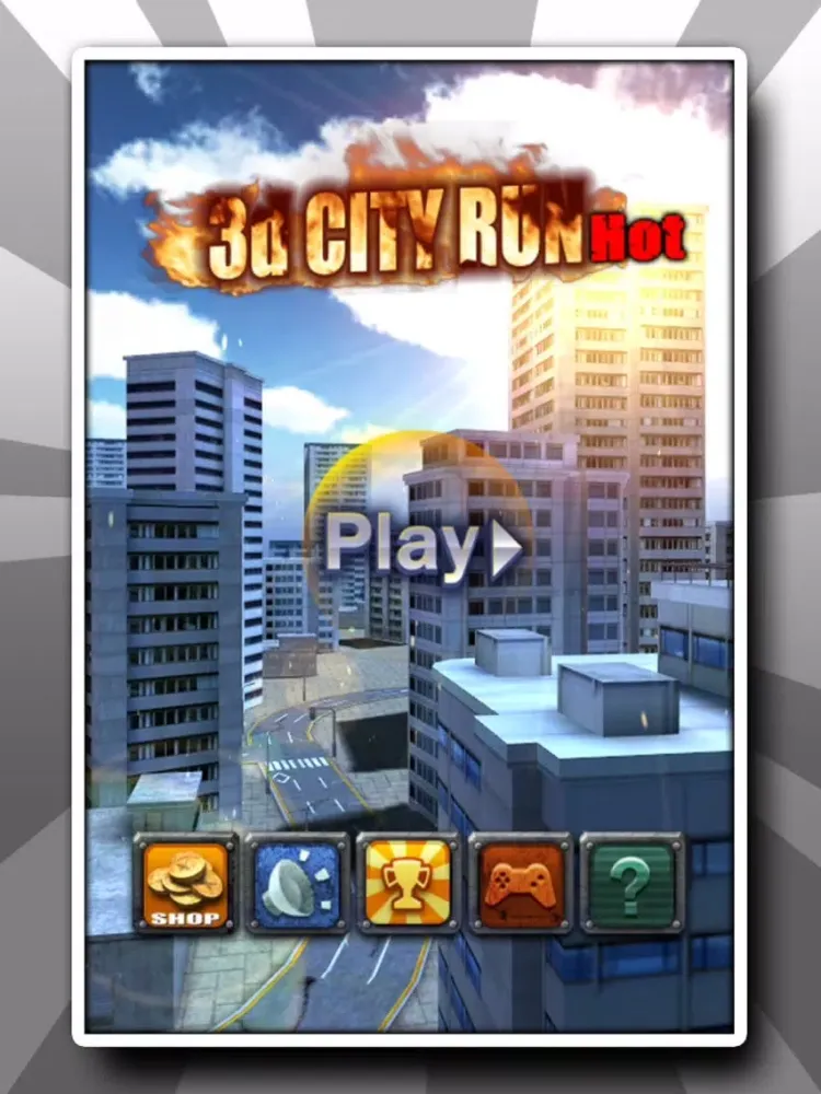 3D City Run Hot-The most classic girl zombie game! iPad 應用截圖