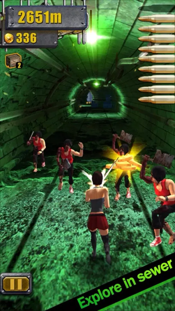 3D City Run Hot-The most classic girl zombie game!應用截圖