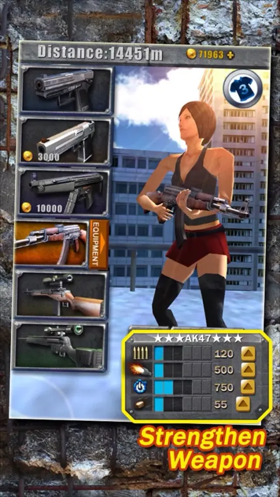 3D City Run Hot-The most classic girl zombie game!應用截圖