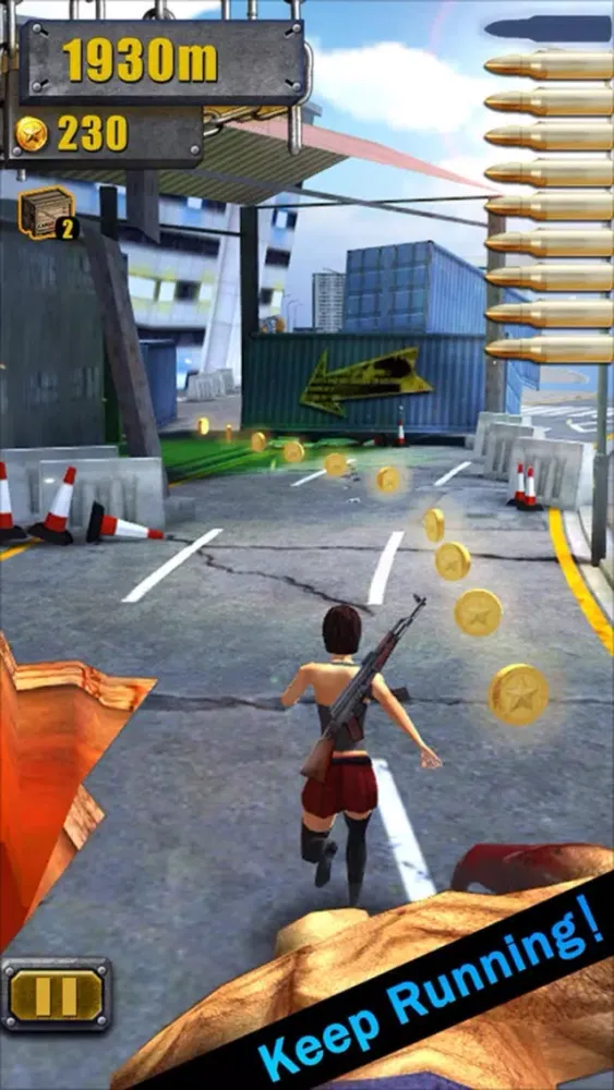 3D City Run Hot-The most classic girl zombie game!應用截圖