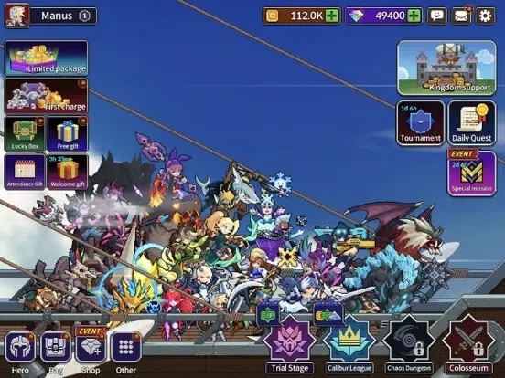 Скриншоты Calibur League iPad 