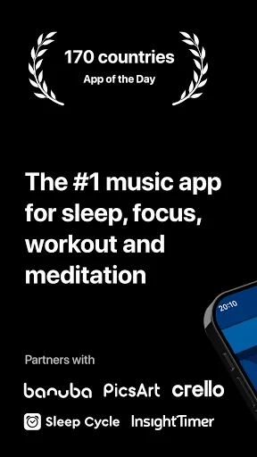 Capturas de pantalla de Mubert: AI Music Streaming