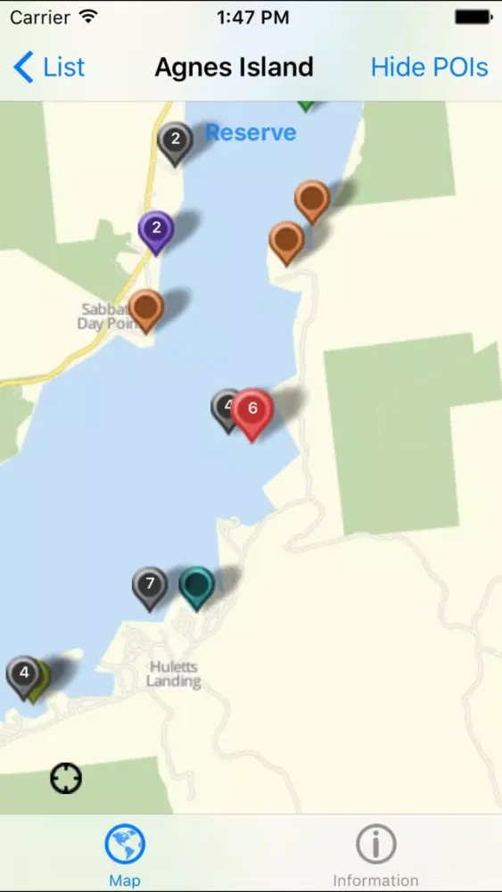 Lake George Boaters Directory Screenshots