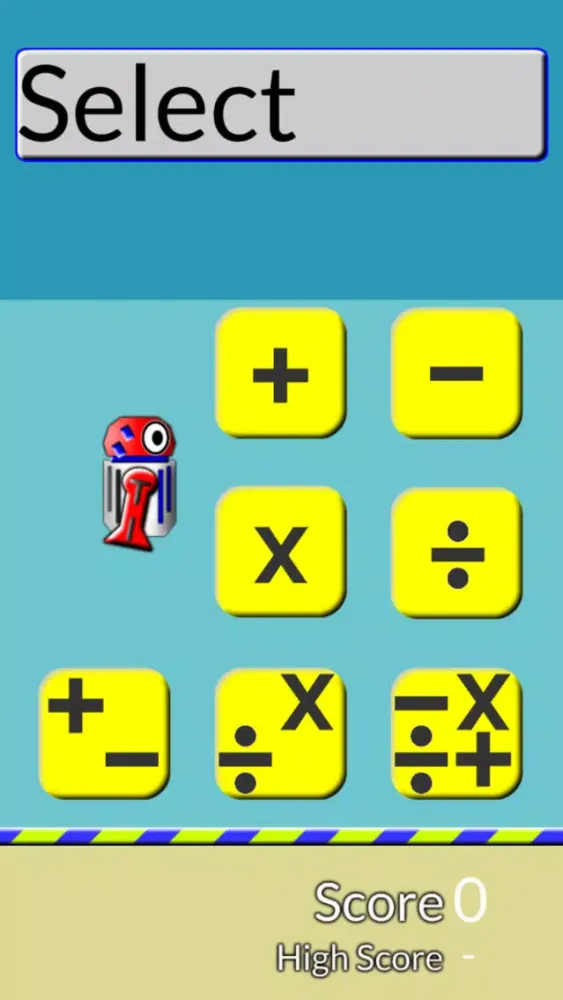 Gigabot Math Practice Drills for Grades 1 to 7 Screenshots