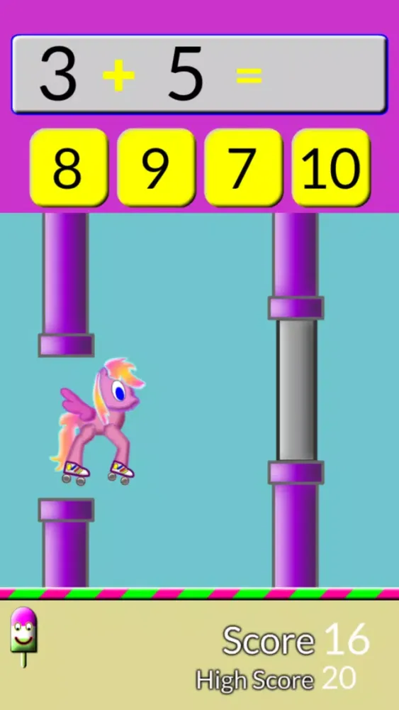 Zrzuty ekranu GigaPony Math: Addition, Multiplication and More