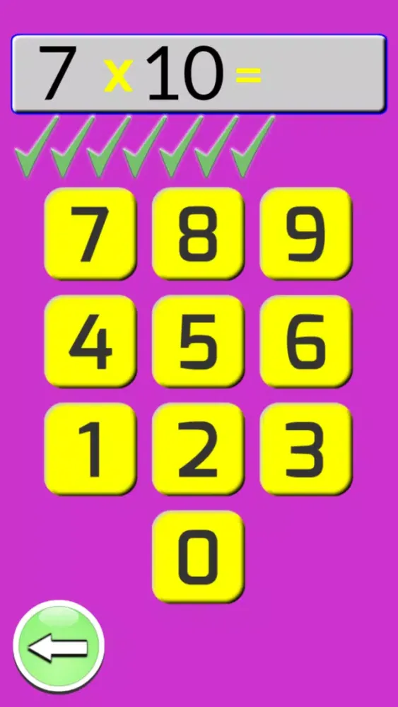 Zrzuty ekranu GigaPony Math: Addition, Multiplication and More