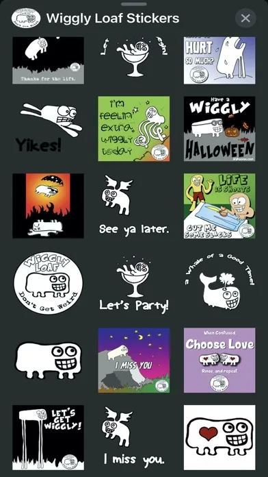 Wiggly Loaf Stickers 스크린샷