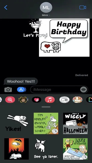 Wiggly Loaf Stickers 스크린샷