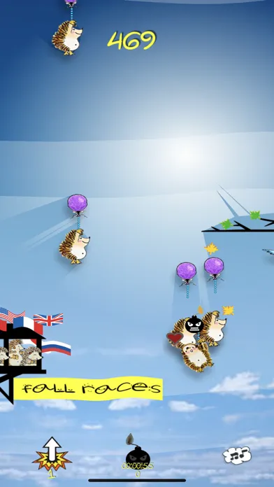 Hedgehog Balloon Race Screenshots