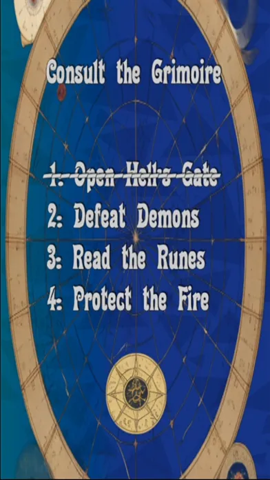 Capturas de tela do Sigil of Satan