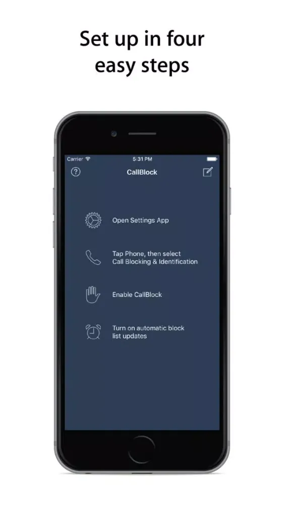 CallBlock – Block telemarketers and spam calls应用截图