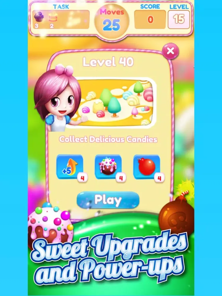 Sweet Candy Land iPad 應用截圖