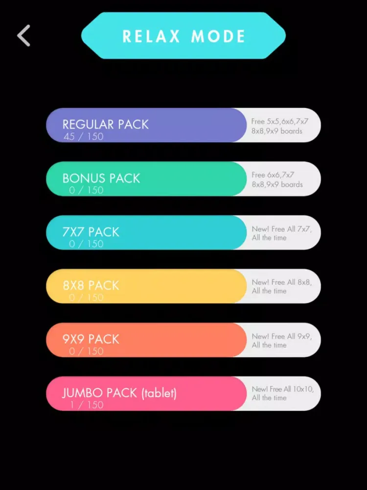 Tangkapan layar Logical Dots iPad 