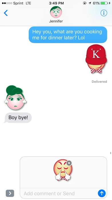 ภาพหน้าจอของ MyGreekEmoji