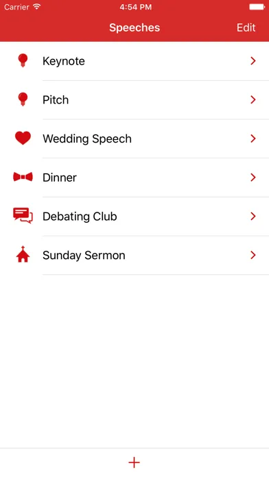 Speeches App स्क्रीनशॉट