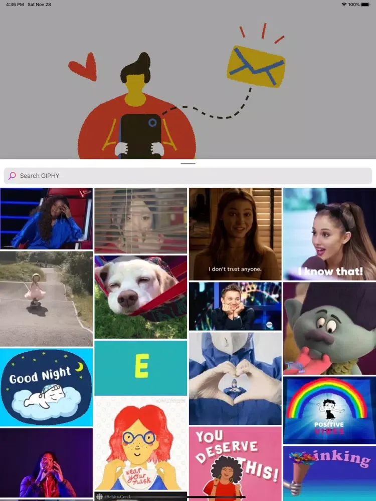 Скриншоты GIF : The GIF Search Engine iPad 