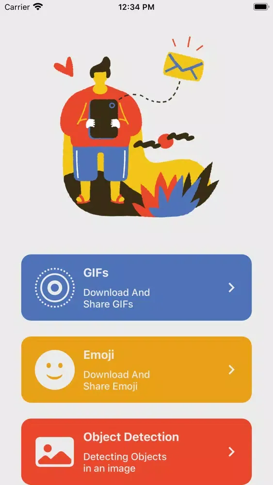 Скриншоты GIF : The GIF Search Engine