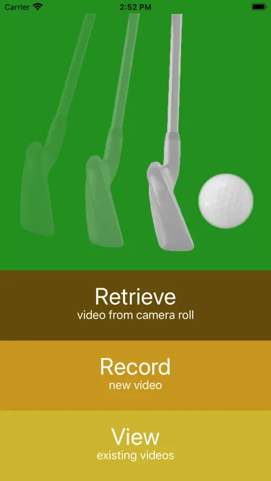 Capturas de pantalla de GolfSwing SloMo