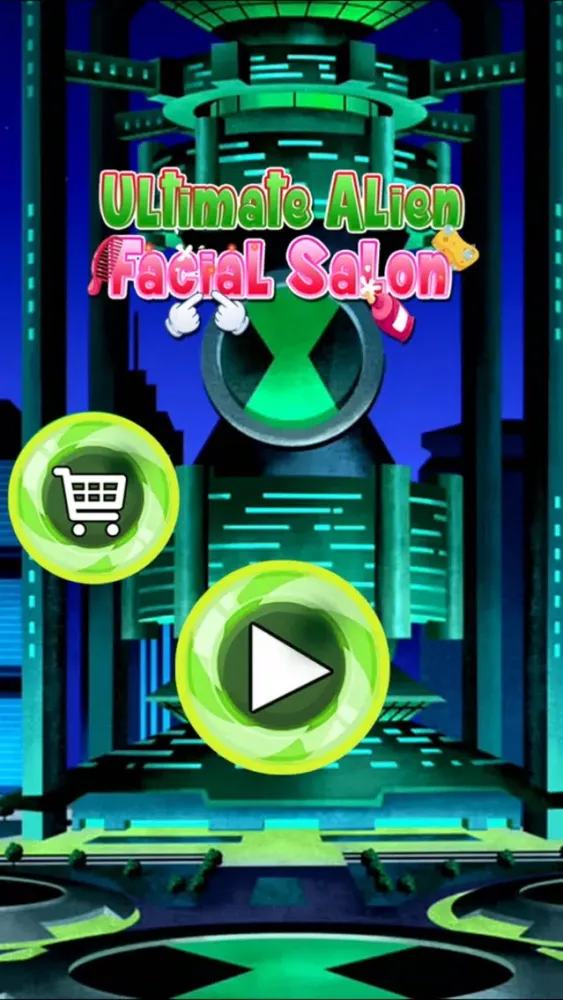 Screenshot di The Ultimate Aliens Facial Salon: Hair Spa & Face Wash Game for Kids