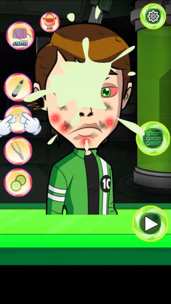 Screenshot di The Ultimate Aliens Facial Salon: Hair Spa & Face Wash Game for Kids