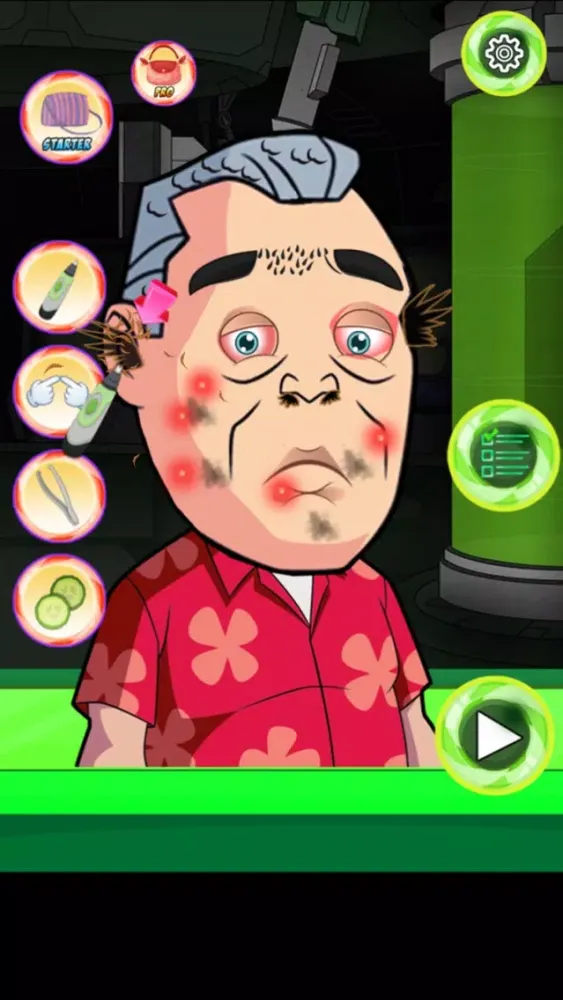 Screenshot di The Ultimate Aliens Facial Salon: Hair Spa & Face Wash Game for Kids