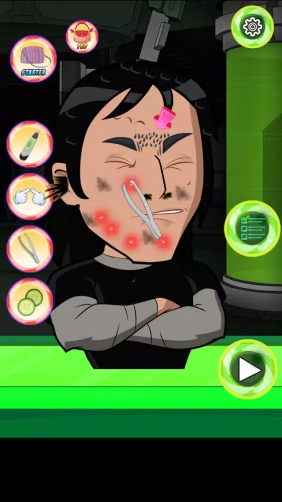 Screenshot di The Ultimate Aliens Facial Salon: Hair Spa & Face Wash Game for Kids